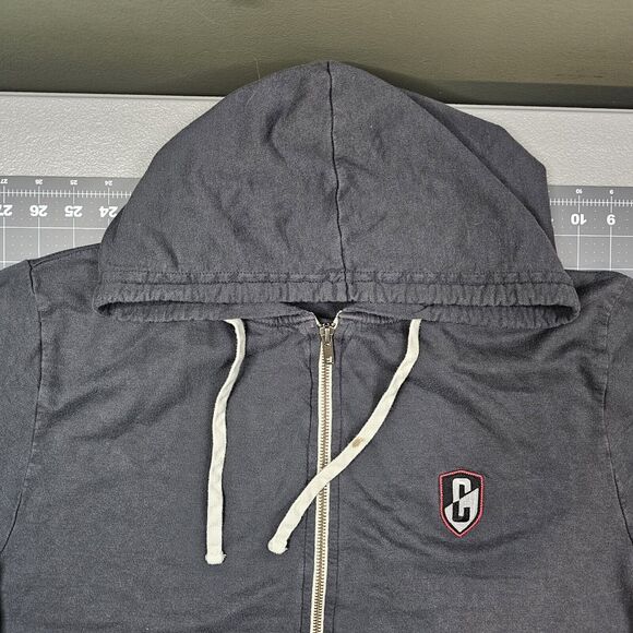 Marine Layer Hoodie Large Gray Full Zip City Camper Streetwear Minimalist Preppy - Picture 5 of 16